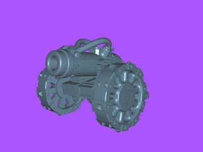 orc cannon free 3d model - download stl file Toys Games warhammer 40k classic style 3d print model - Mito3D