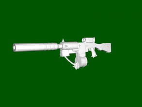 ork sniper rifle free 3d model - download stl file Toys Games original weapon 3d print model - Mito3D