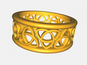 ornamental anel moda enfeites 3d print model - Mito3D
