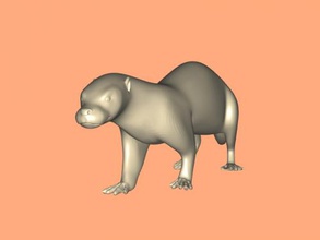 otter free 3d model - download stl file Toys Animals carnivorous mammal family mustelidae 3d print model - Mito3D