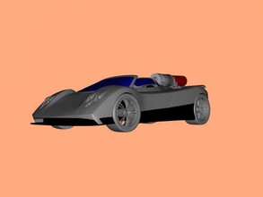 pagani zonda free 3d model - download obj file Toys Machinery mid-engined supercar created italian company automobili 3d print model - Mito3D