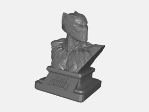 panther bust toys films 3d print model - Mito3D