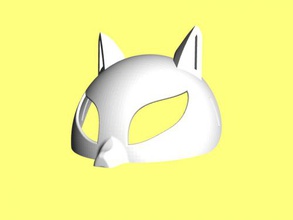 panther mask free 3d model - download stl file Toys Cartoons carnival anime 3d print model - Mito3D