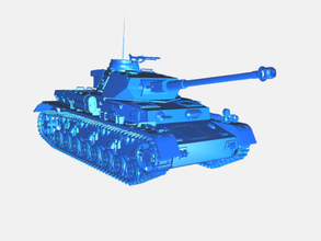 panzerkampfwagen iv giocattoli macchinari 3d print model - Mito3D