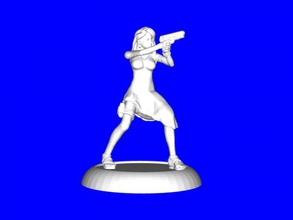 pagado asesino libre modelo 3d - descargar archivo stl Los juguetes Personas peligroso chica arma 3d print model - Mito3D