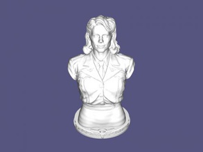 peggy carter free 3d model - download stl file Toys Films bust captain america's girlfriend 3d print model - Mito3D