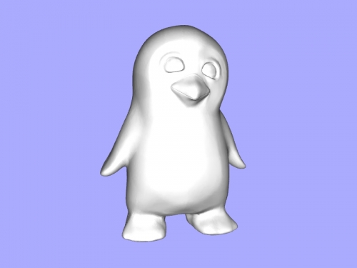 penguen obj oyuncaklar hayvanlar 3D print model - Mito3D