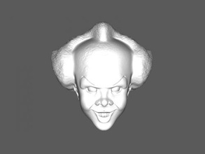 pennywise head toys films 3d print model - Mito3D