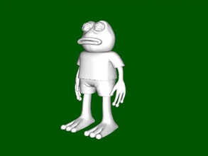 pepe frosch obj spielzeuge tiere 3d print model - Mito3D