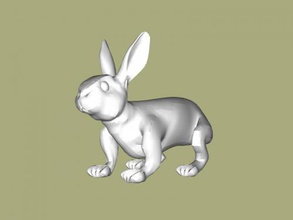pet rabbit free 3d model - download obj file Toys Animals small simple animal figures 3d print model - Mito3D