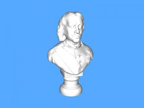 peter 1 bust free 3d model - download stl file Art Sculpture great russian emperor 3d print model - Mito3D