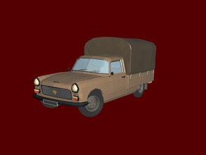 peugeot 404 pickup free 3d model - download obj file Toys Machinery old farm car 3d print model - Mito3D