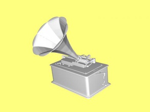 phonograph toys machinery 3d print model - Mito3D