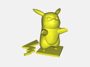 pikachu juguetes caricaturas 3d print model - Mito3D