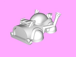 pink lady free 3d model - download stl file Toys Games car sentinels multiverse 3d print model - Mito3D