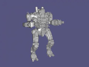 piranha 3d gratis modello - download file stl I giocattoli Giochi predatori robot battletech 3d print model - Mito3D