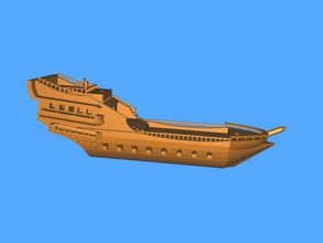 pirate boat toys machinery 3d print model - Mito3D