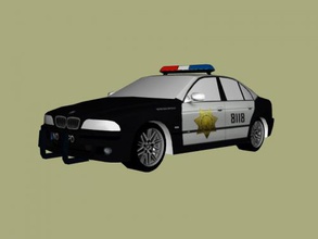 police m5 free 3d model - download obj file Toys Machinery low poly lots textures 3d print model - Mito3D