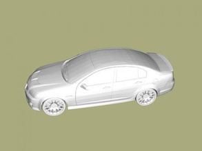 pontiac g8 free 3d model - download stl file Toys Machinery sedan australian branch 3d print model - Mito3D