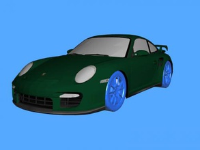 porsche 911 ct2 obj juguetes maquinaria 3d print model - Mito3D
