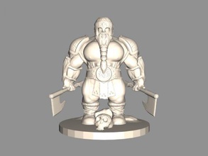 powerful gnome free 3d model - download stl file Toys Cartoons dwarf two axes stl file 