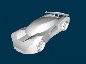 premium car free 3d model - download stl file Toys Games blur 3d print model - Mito3D
