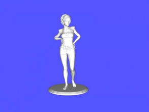 pretty housewife toys people 3d print model - Mito3D
