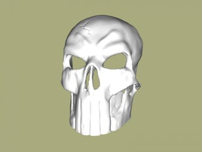 punisher mask fashion accessories 3d print model - Mito3D