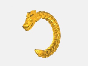 quetzalcoatl bracelet mode ornements 3d print model - Mito3D