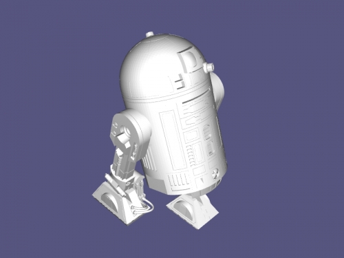 r2d2 oyuncaklar makine 3D print model - Mito3D