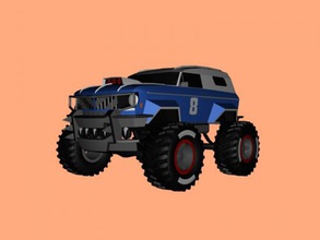 race bigfoot free 3d model - download obj file Toys Machinery toy racing machine 3d print model - Mito3D