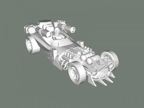 coureur jouets dessins animés 3d print model - Mito3D