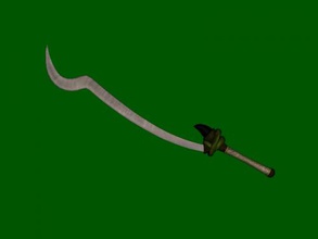 raider sword free 3d model - download obj file Toys Weapon long hook end 3d print model - Mito3D