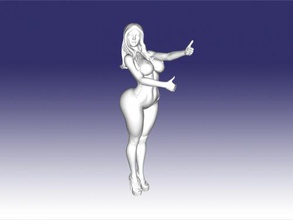 la lluvia comienza libre modelo 3d - descargar archivo stl Los juguetes Personas esponjoso chica del paraguas 2 partes 3d print model - Mito3D