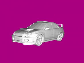 auto da rally gratuita modello 3d - scaricare il file stl I giocattoli Macchine corsa professionali 3d print model - Mito3D