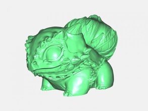 realistico bulbasaur giocattoli cartoni animati 3d print model - Mito3D