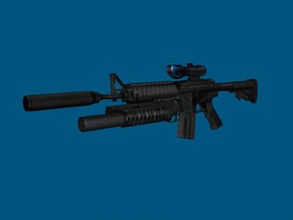realistico m4a1 gratuita modello 3d - scaricare il file obj I giocattoli L'arma di fucile d'assalto splendida texture 3d print model - Mito3D