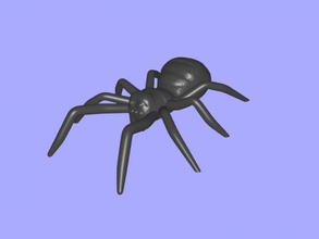 realistico spider gratuita modello 3d - scaricare il file stl I giocattoli Animali pericolosa la creazione di 3d print model - Mito3D