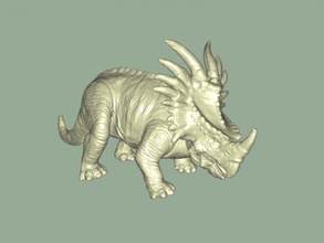 realistic styracosaurus toys animals 3d print model - Mito3D