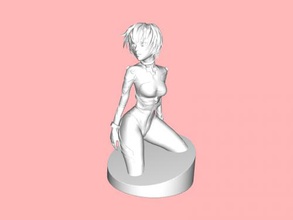 rei ayanami brinquedos desenhos animados 3d print model - Mito3D