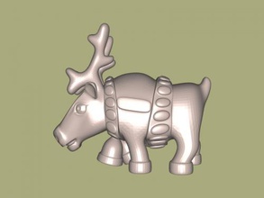 reno free modelo 3d - descargar archivo stl Los juguetes A los animales actual juguete antes de año nuevo 3d print model - Mito3D