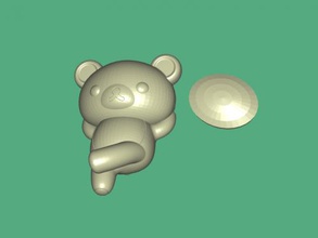 resting bear box home accessories 3d print model - Mito3D