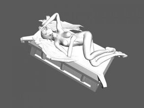 resting demoness toys cartoons 3d print model - Mito3D