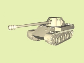 rheinmetall skorpion g free 3d model - download stl file Toys Machinery german tank destroyer based panther 3d print model - Mito3D