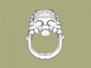 anel of ossos moda enfeites 3d print model - Mito3D