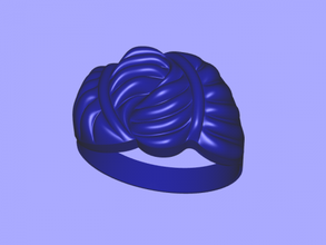 anel moda enfeites 3d print model - Mito3D