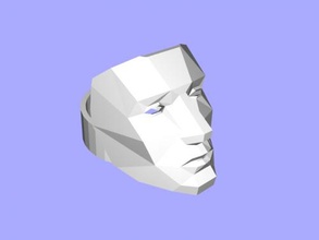 ring mask free 3d model - download stl file Fashion Ornaments beautiful low poly 3d print model - Mito3D