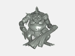 river troll free 3d model - download stl file Toys Cartoons huge evil creature 3d print model - Mito3D
