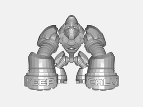 robogorilla toys animals 3d print model - Mito3D