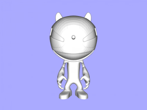 robopanda free 3d model - download stl file Toys Animals cute 3d print model - Mito3D